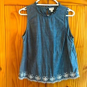 J Crew Cotton sleeveless top